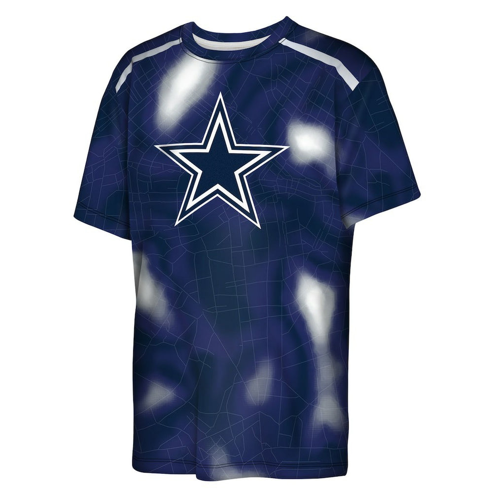 NFL Dallas Cowboys Outerstuff Youth End Zone Dri-Tek T-Shirt