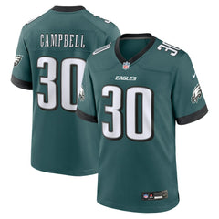NFL Philadelphia Eagles Jihaad Campbell  2025 NFL Draft First Round Pick Game Jersey