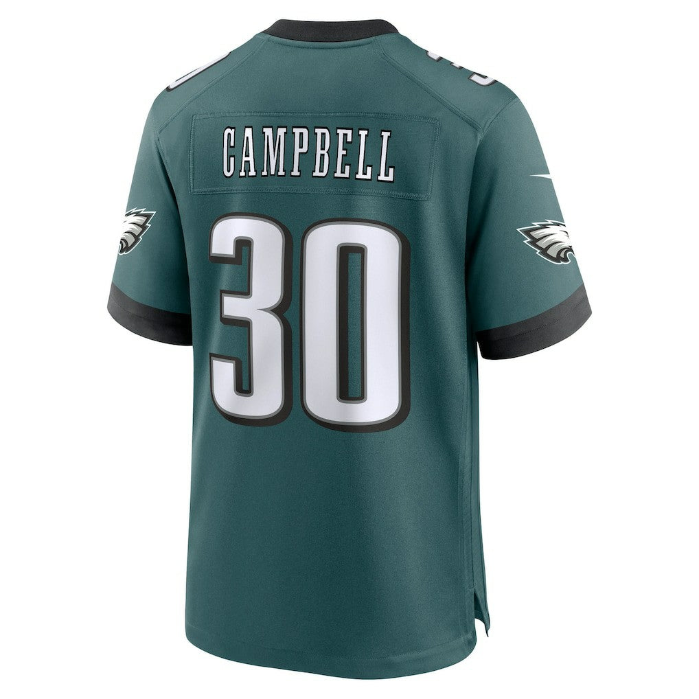 NFL Philadelphia Eagles Jihaad Campbell  2025 NFL Draft First Round Pick Game Jersey