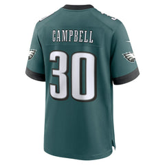 NFL Philadelphia Eagles Jihaad Campbell  2025 NFL Draft First Round Pick Game Jersey