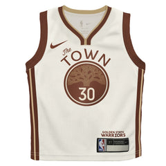 Stephen Curry Golden State Warriors Preschool 2025/26 City Edition Swingman Jersey sale - Tan | Nike for sale