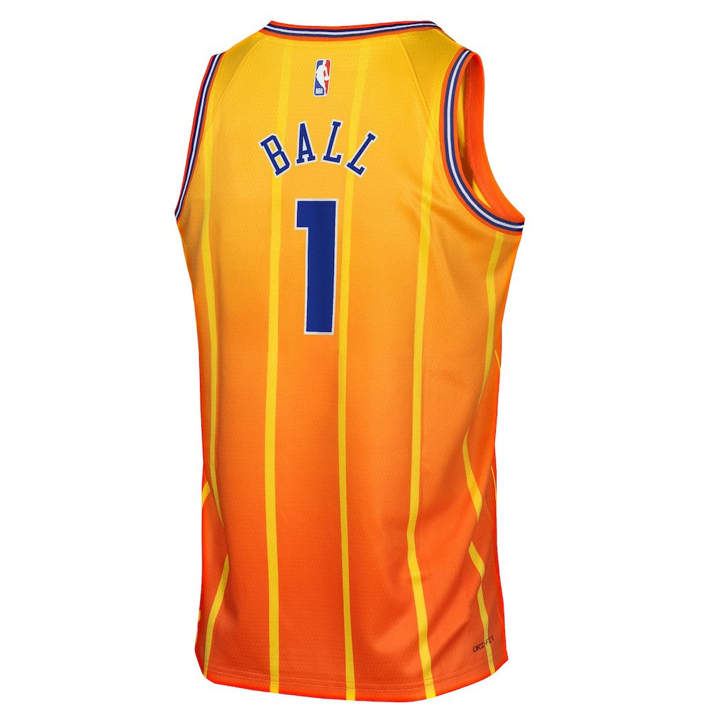 LaMelo Ball Charlotte Hornets Youth 2025/26 City Edition Swingman Jersey - Orange | Nike discount