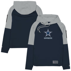 NFL Dallas Cowboys Combine Authentic Color Block Raglan Pullover Hoodie