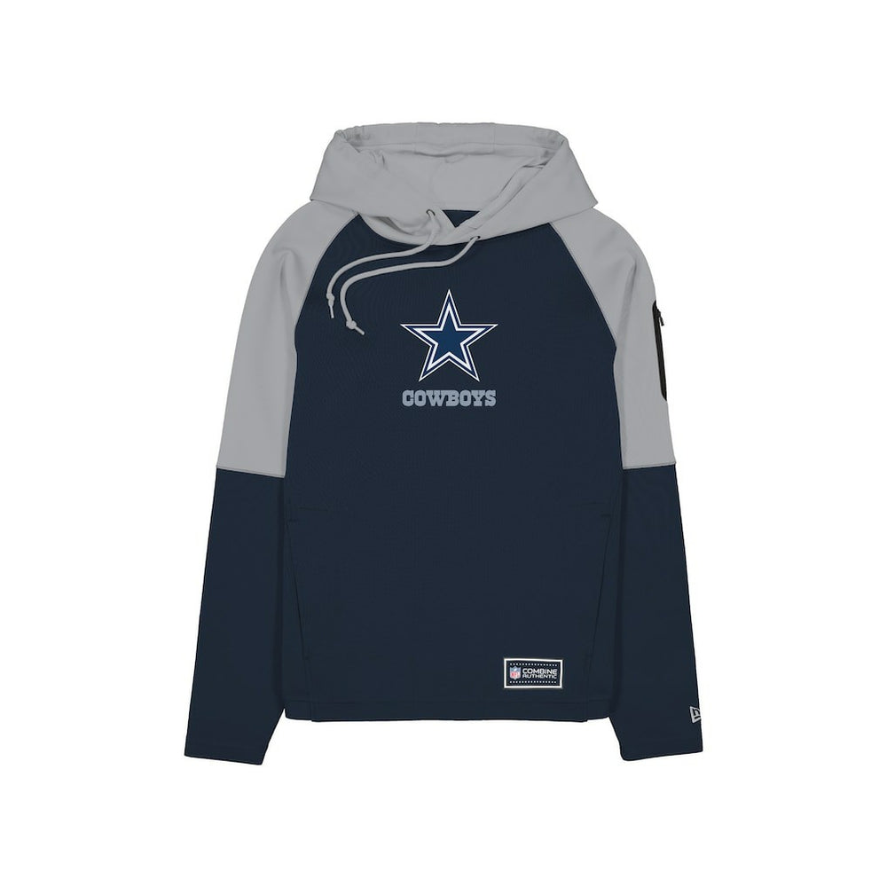 NFL Dallas Cowboys Combine Authentic Color Block Raglan Pullover Hoodie
