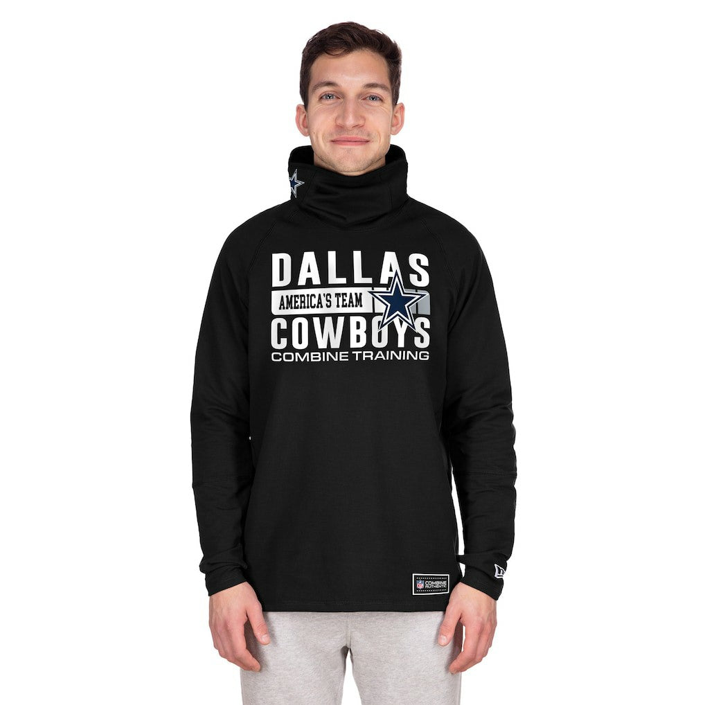 NFL Dallas Cowboys Functional Fandom Balaclava Helmet Stripe Tri-Blend Hoodie