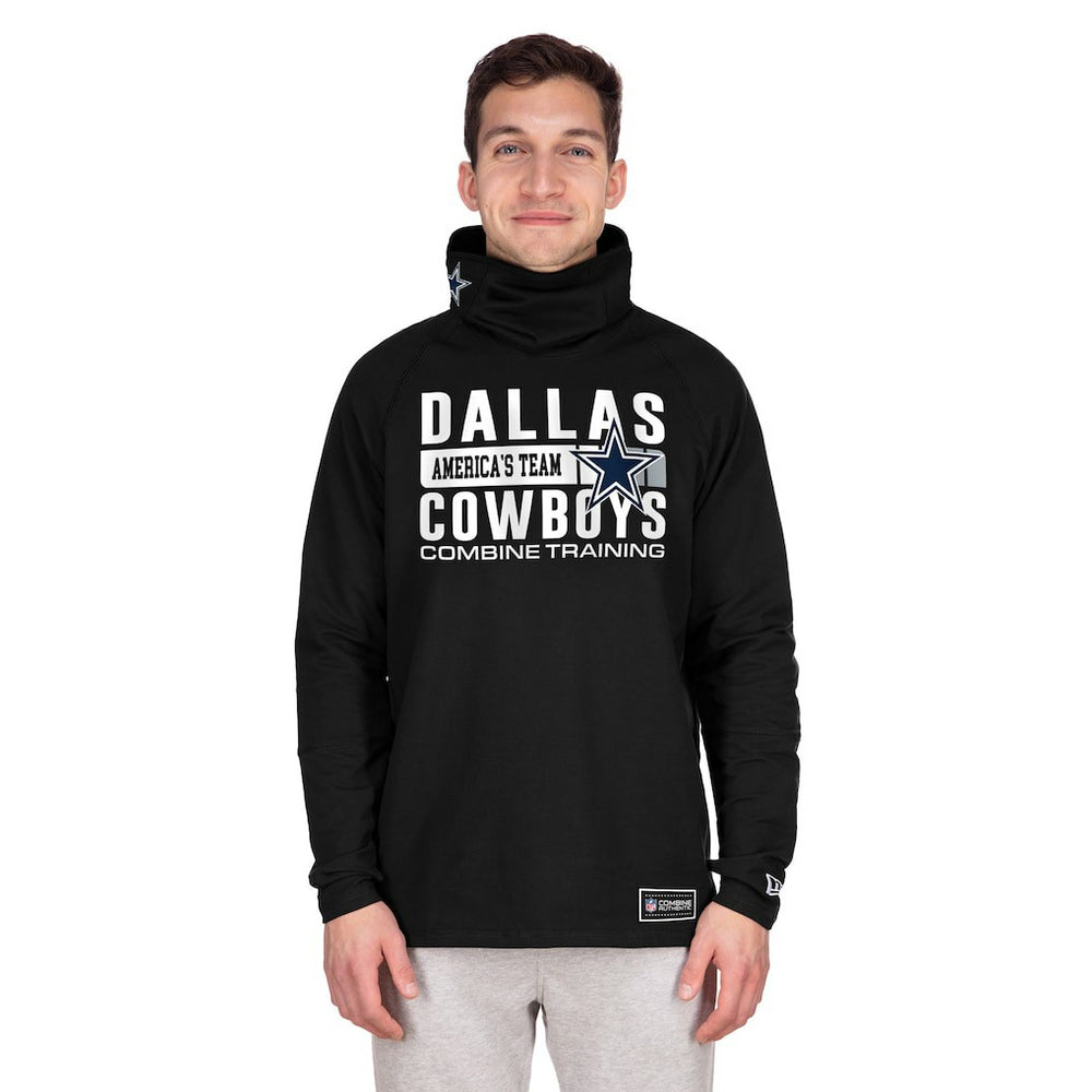 NFL Dallas Cowboys Functional Fandom Balaclava Helmet Stripe Tri-Blend Hoodie