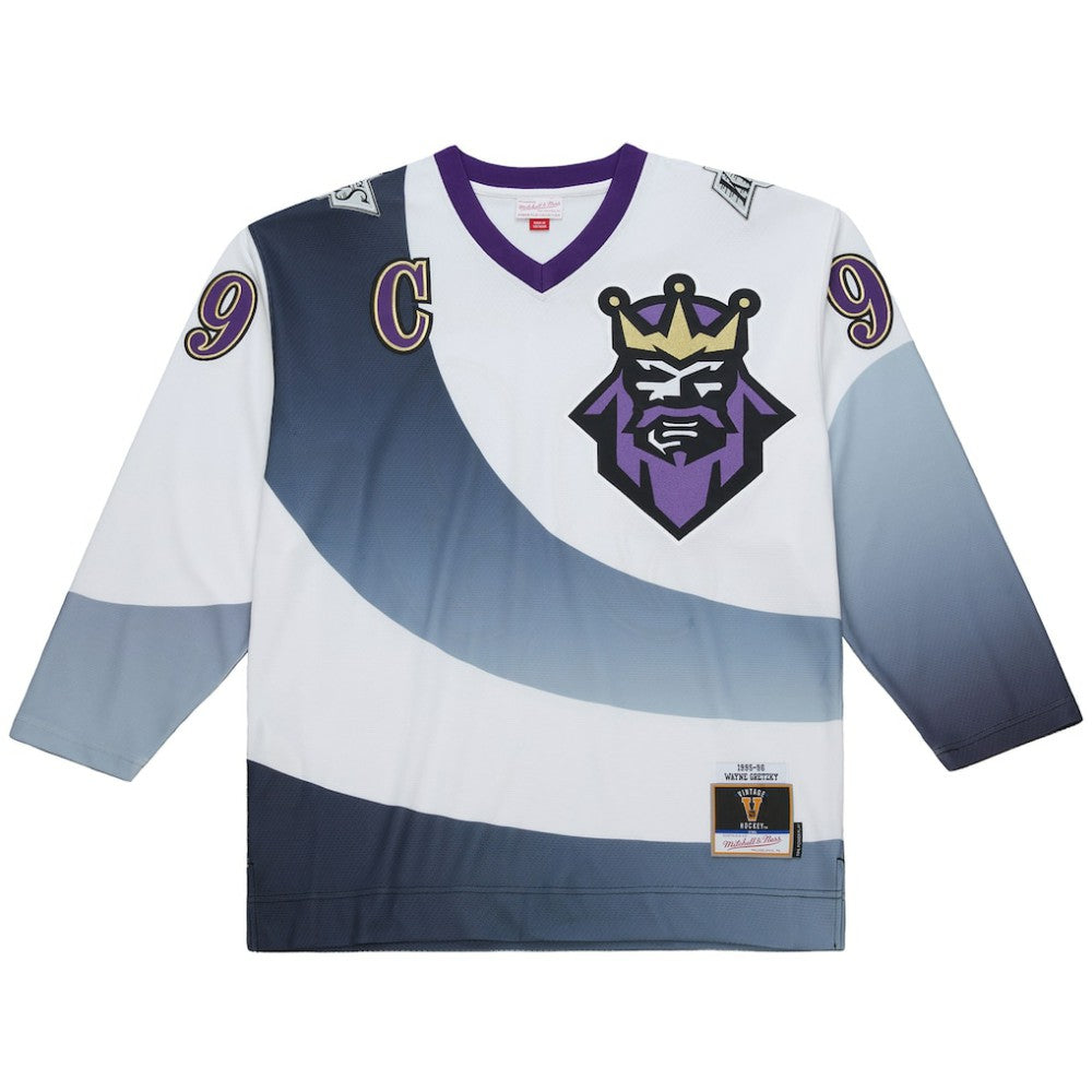 Wayne Gretzky Los Angeles Kings Mitchell & Ness Big & Tall 1995-96 Blue Line 2.0 Jersey