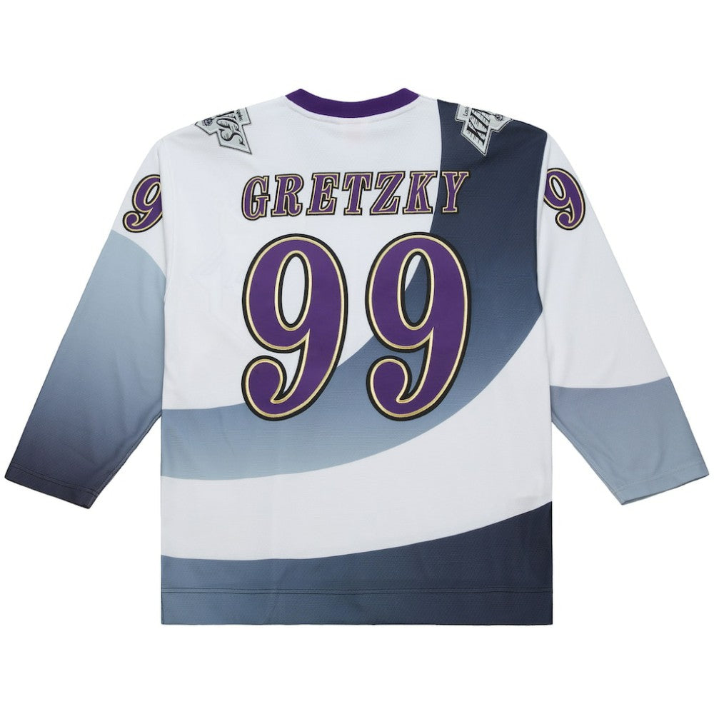 Wayne Gretzky Los Angeles Kings Mitchell & Ness Big & Tall 1995-96 Blue Line 2.0 Jersey