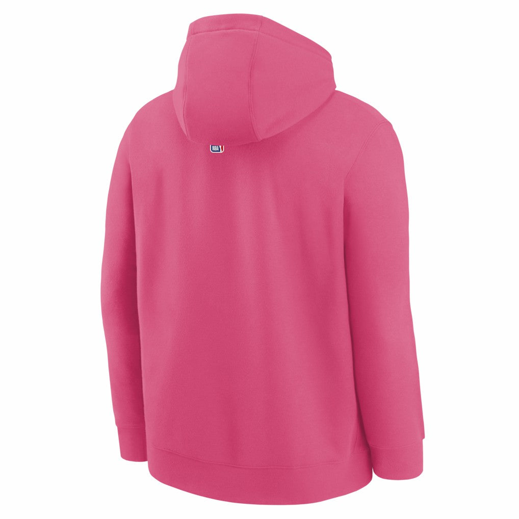 San Antonio Spurs Youth 2025/26 City Edition Club Fleece Pullover Hoodie - Pink | Nike sale
