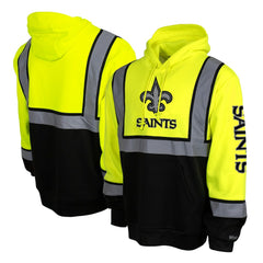 NFL New Orleans Saints High-Visibility Safety Hooded Sweatshirt