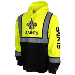 NFL New Orleans Saints High-Visibility Safety Hooded Sweatshirt