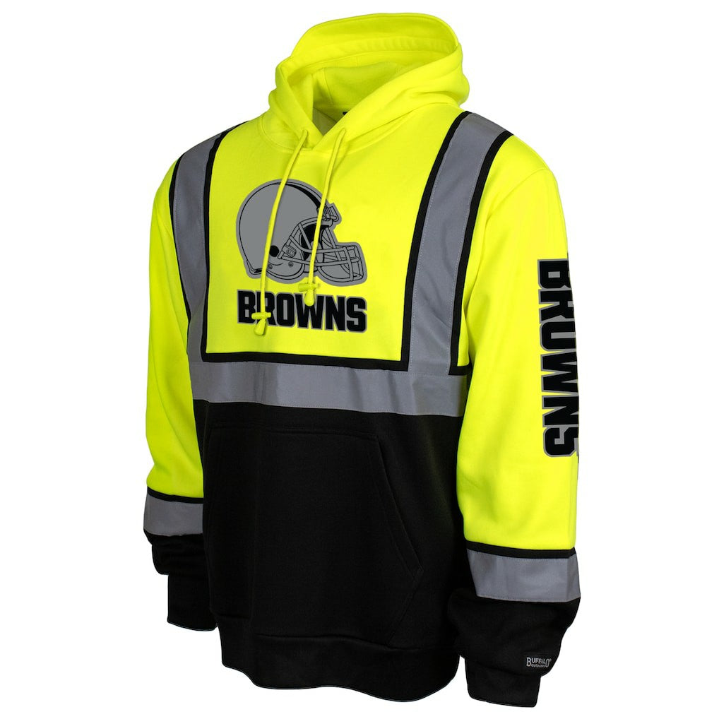 NFL Cleveland Browns High-Visibility Safety Hooded Sweatshirt