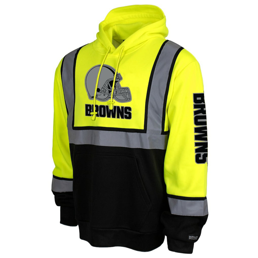 NFL Cleveland Browns High-Visibility Safety Hooded Sweatshirt