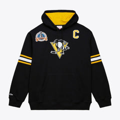 Mario Lemieux Pittsburgh Penguins Mitchell & Ness 1992 Name & Number Premium Pullover Hoodie