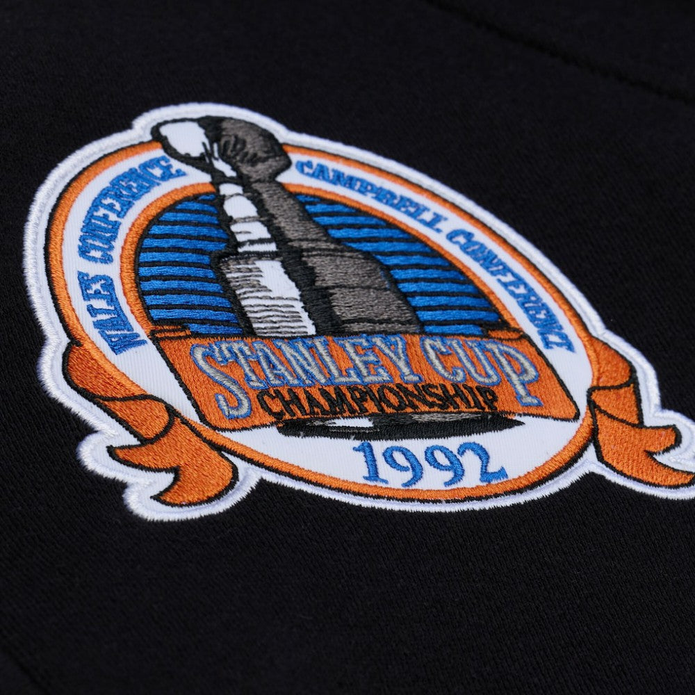Mario Lemieux Pittsburgh Penguins Mitchell & Ness 1992 Name & Number Premium Pullover Hoodie