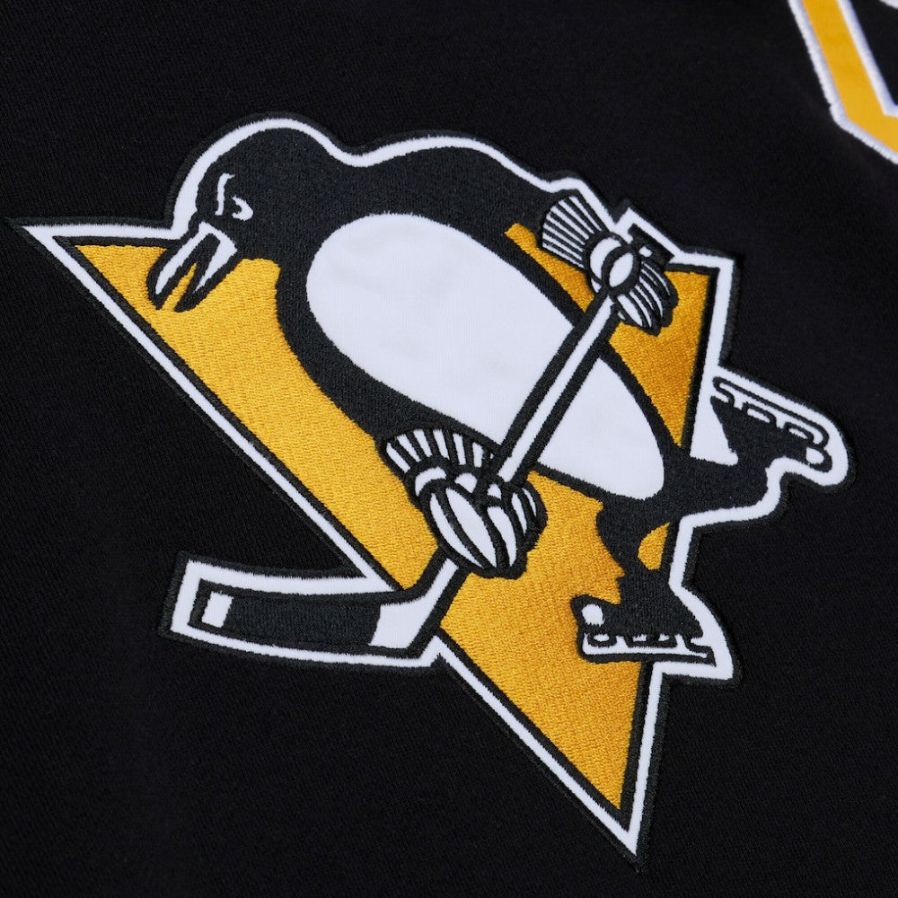 Mario Lemieux Pittsburgh Penguins Mitchell & Ness 1992 Name & Number Premium Pullover Hoodie