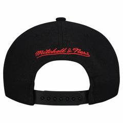 Carolina Hurricanes Mitchell & Ness Retro Script Colorblock Snapback Hat