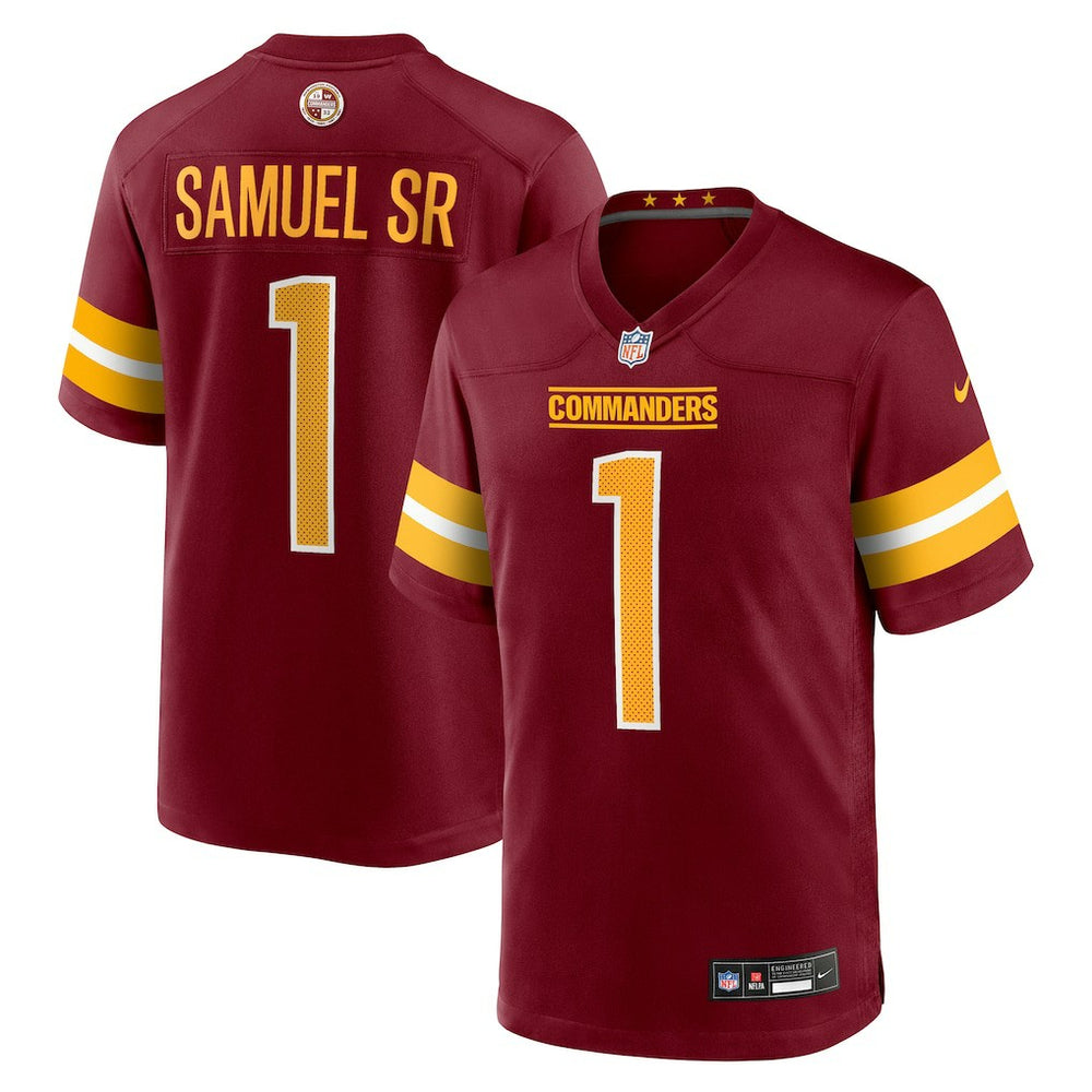 NFL Washington Commanders Deebo Samuel Sr  Game Player Jersey