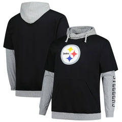 NFL Pittsburgh Steelers Big & Tall Twofer Pullover Hoodie