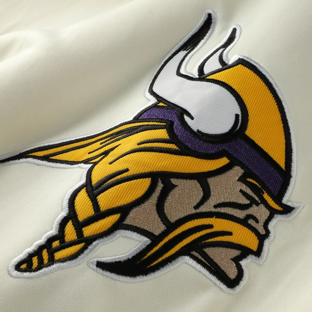 NFL Minnesota Vikings Profile Big & Tall Chest Print and Logo Short Sleeve Pullover Hoodie