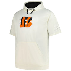 NFL Cincinnati Bengals Profile Big & Tall Chest Print and Logo Short Sleeve Pullover Hoodie