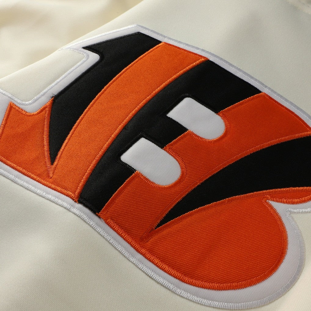 NFL Cincinnati Bengals Profile Big & Tall Chest Print and Logo Short Sleeve Pullover Hoodie