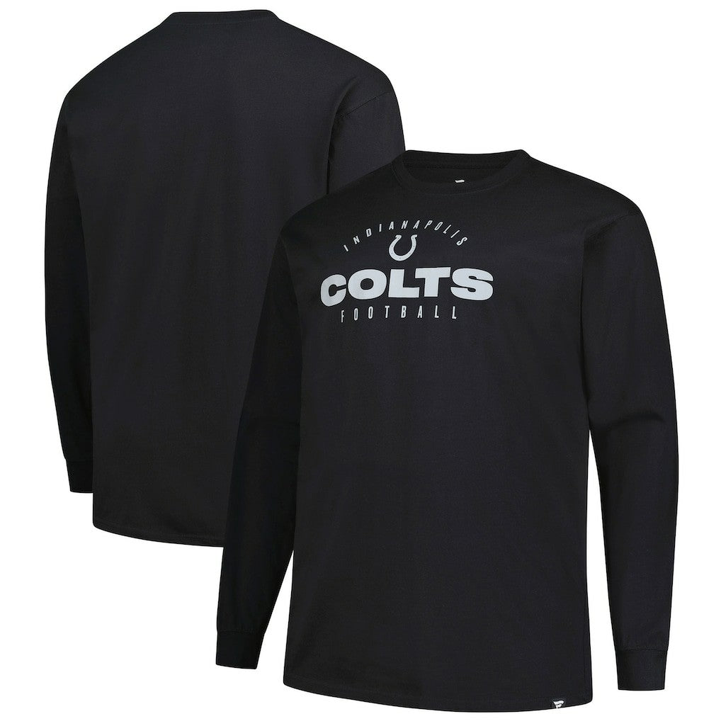 NFL Indianapolis Colts Big & Tall Coverage Scheme Long Sleeve T-Shirt