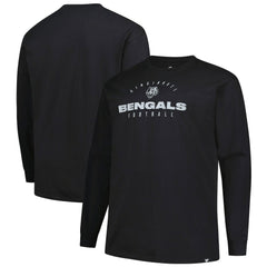NFL Cincinnati Bengals Big & Tall Coverage Scheme Long Sleeve T-Shirt