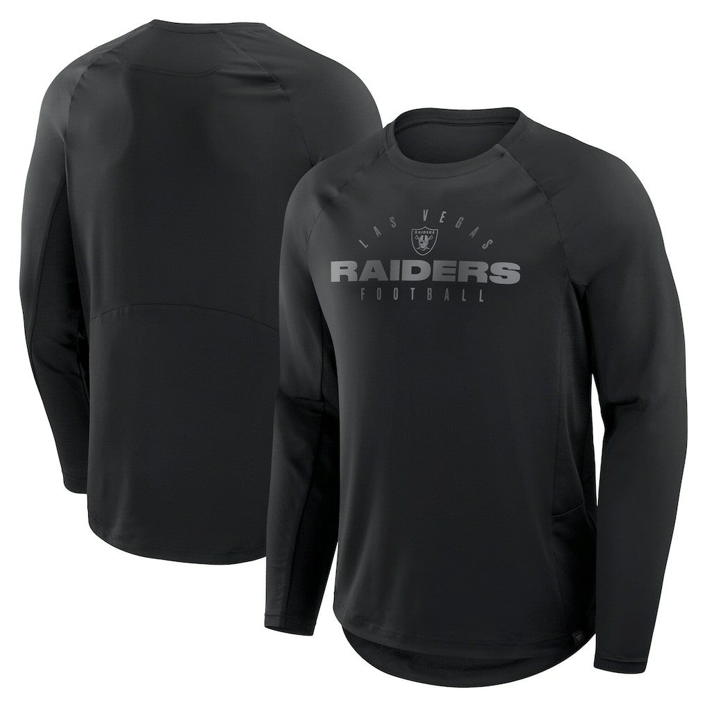 NFL Las Vegas Raiders Big & Tall Coverage Scheme Long Sleeve T-Shirt