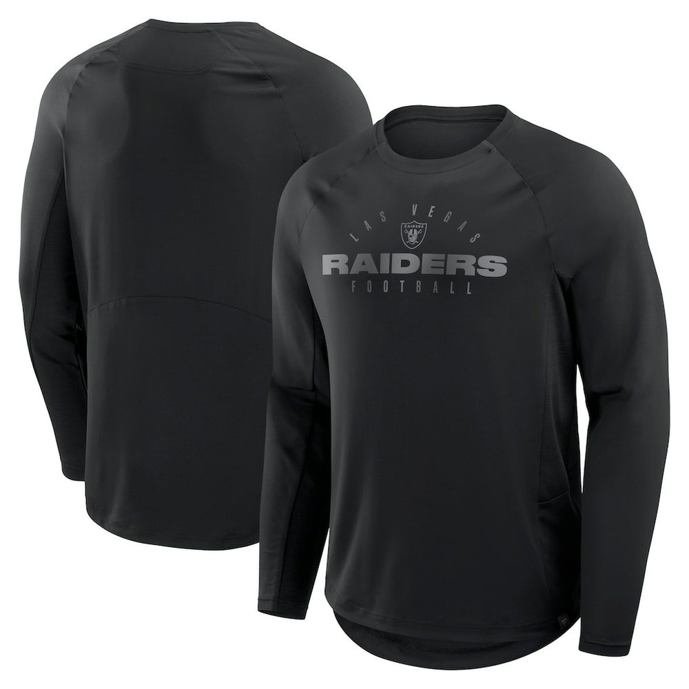 NFL Las Vegas Raiders Big & Tall Coverage Scheme Long Sleeve T-Shirt