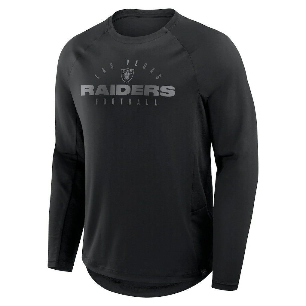 NFL Las Vegas Raiders Big & Tall Coverage Scheme Long Sleeve T-Shirt
