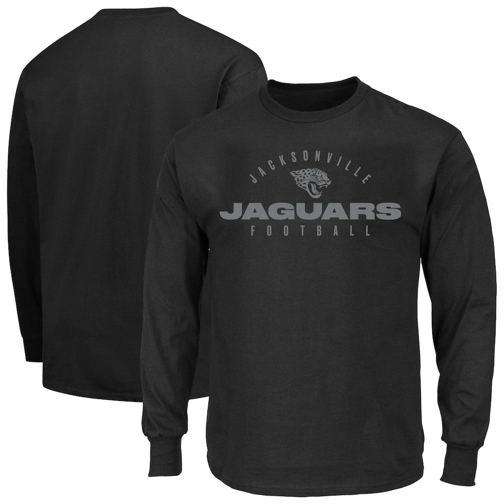 NFL Jacksonville Jaguars Big & Tall Coverage Scheme Long Sleeve T-Shirt