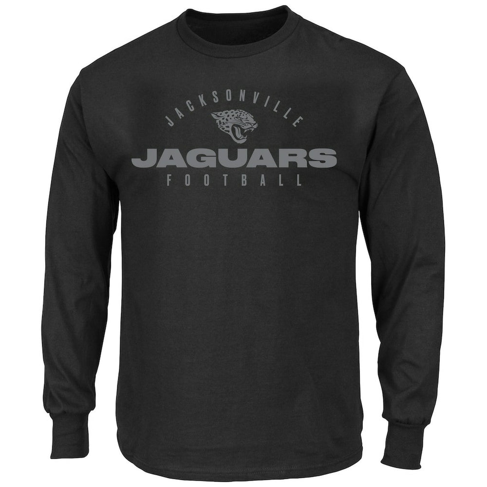 NFL Jacksonville Jaguars Big & Tall Coverage Scheme Long Sleeve T-Shirt