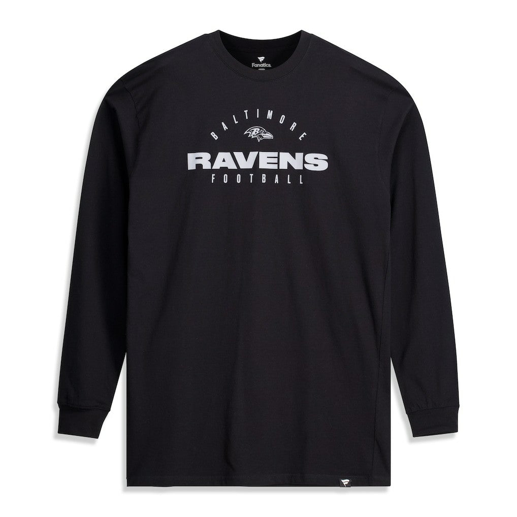 NFL Baltimore Ravens Big & Tall Coverage Scheme Long Sleeve T-Shirt