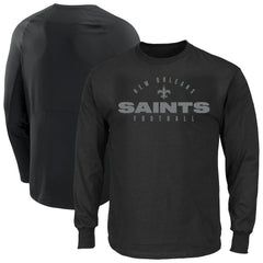 NFL New Orleans Saints Big & Tall Coverage Scheme Long Sleeve T-Shirt