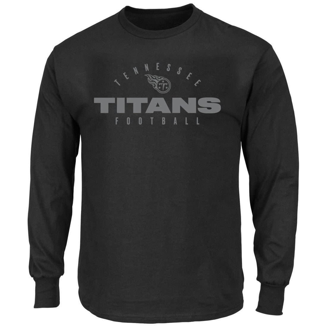 NFL Tennessee Titans Big & Tall Coverage Scheme Long Sleeve T-Shirt