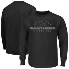 NFL Carolina Panthers Big & Tall Coverage Scheme Long Sleeve T-Shirt