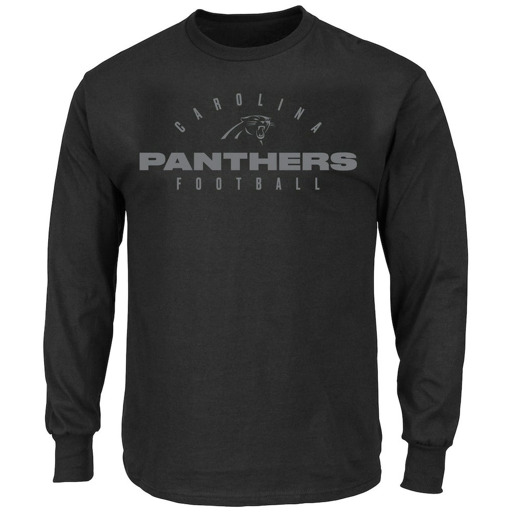 NFL Carolina Panthers Big & Tall Coverage Scheme Long Sleeve T-Shirt