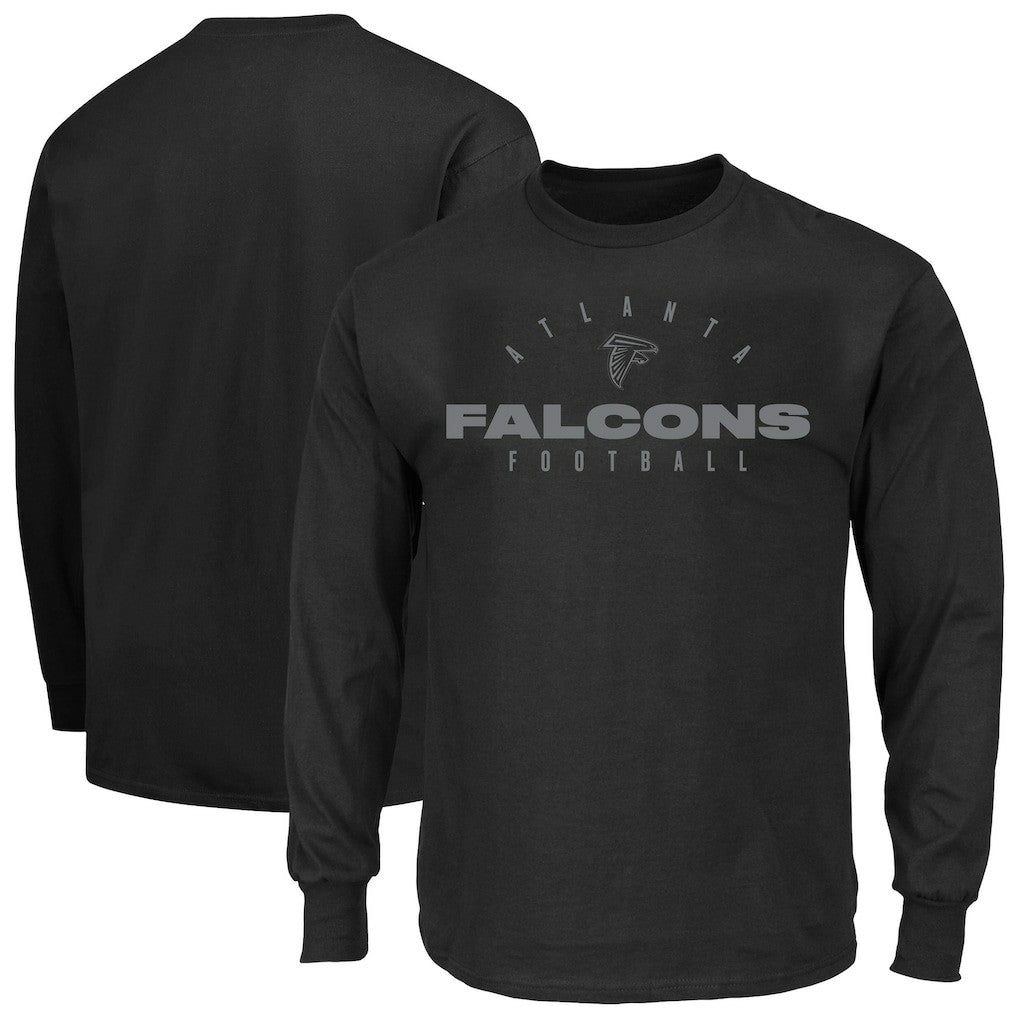 NFL Atlanta Falcons Big & Tall Coverage Scheme Long Sleeve T-Shirt