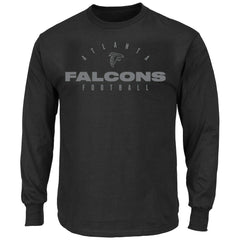 NFL Atlanta Falcons Big & Tall Coverage Scheme Long Sleeve T-Shirt
