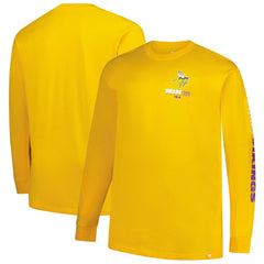 NFL Minnesota Vikings Big & Tall Clock Management Legacy Long Sleeve T-Shirt