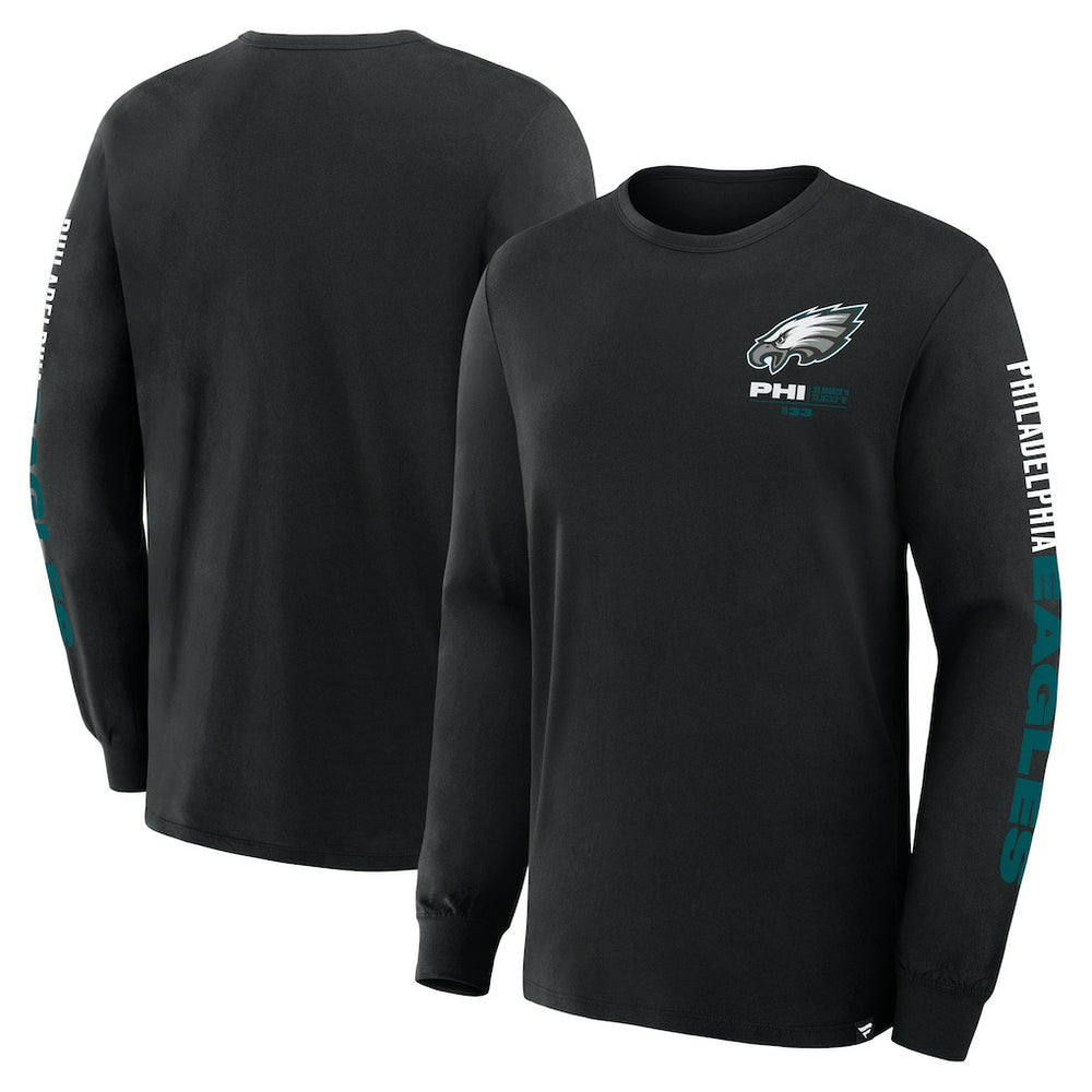 NFL Philadelphia Eagles Big & Tall Clock Management Legacy Long Sleeve T-Shirt