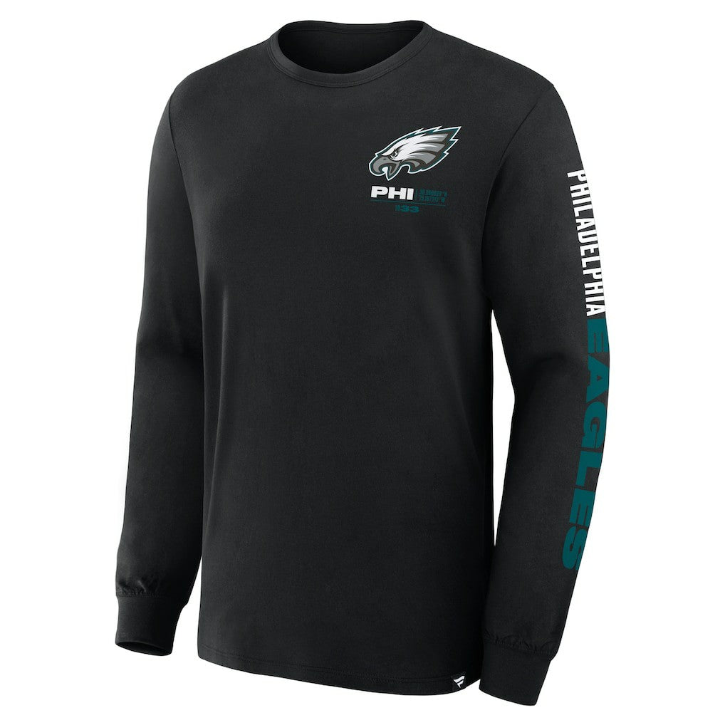 NFL Philadelphia Eagles Big & Tall Clock Management Legacy Long Sleeve T-Shirt