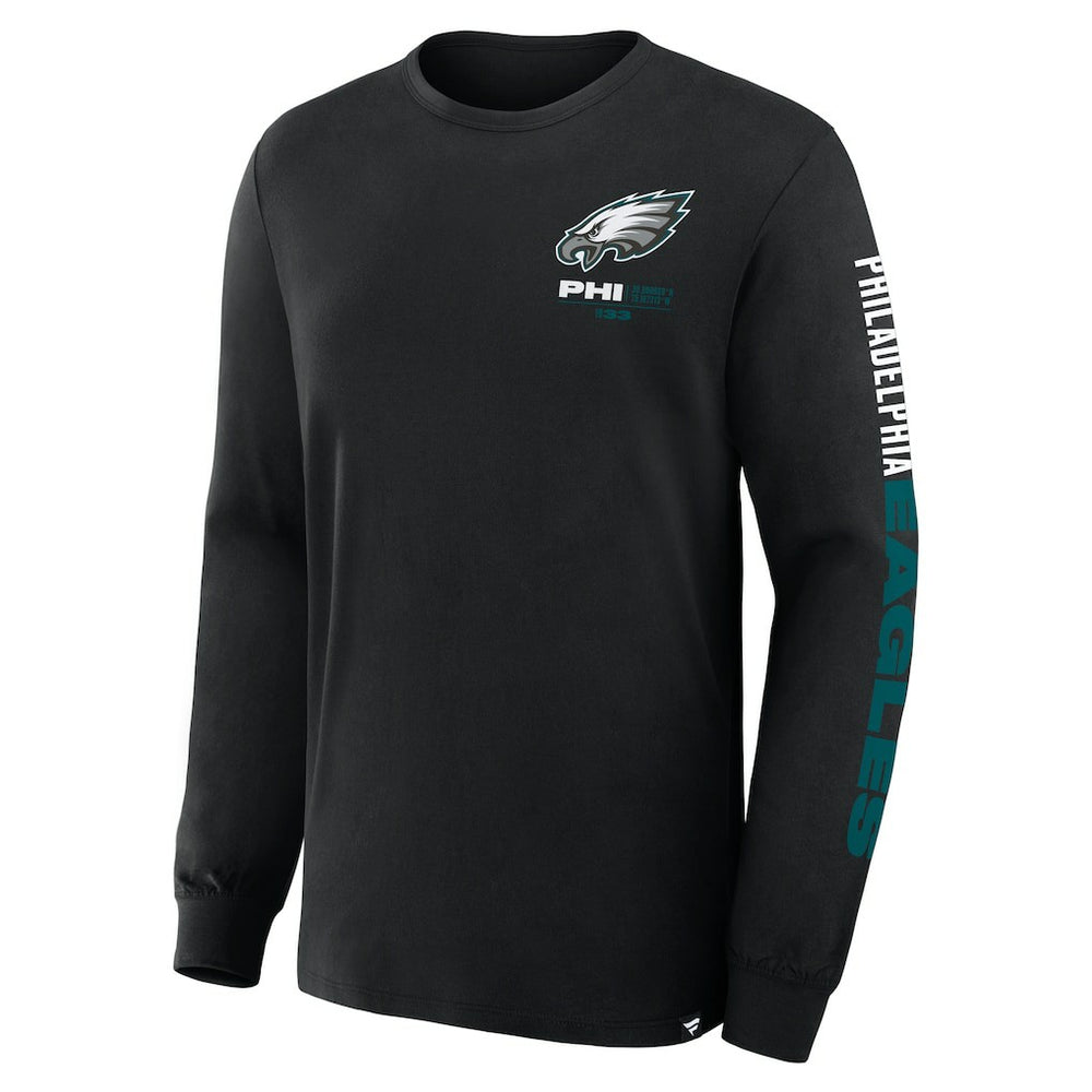 NFL Philadelphia Eagles Big & Tall Clock Management Legacy Long Sleeve T-Shirt