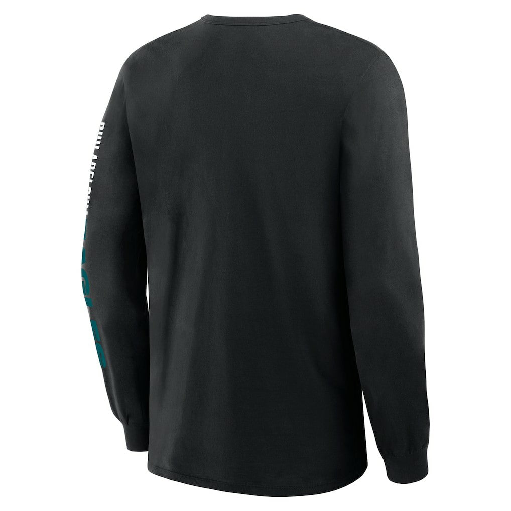 NFL Philadelphia Eagles Big & Tall Clock Management Legacy Long Sleeve T-Shirt