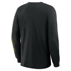 NFL Baltimore Ravens Big & Tall Clock Management Legacy Long Sleeve T-Shirt