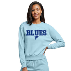 St. Louis Blues Concepts Sport Women's Tonal Pullover Sweatshirt