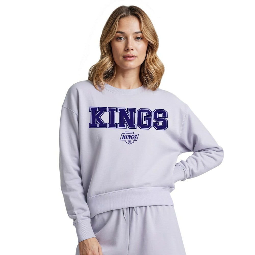Los Angeles Kings Concepts Sport Women's Tonal Pullover Sweatshirt