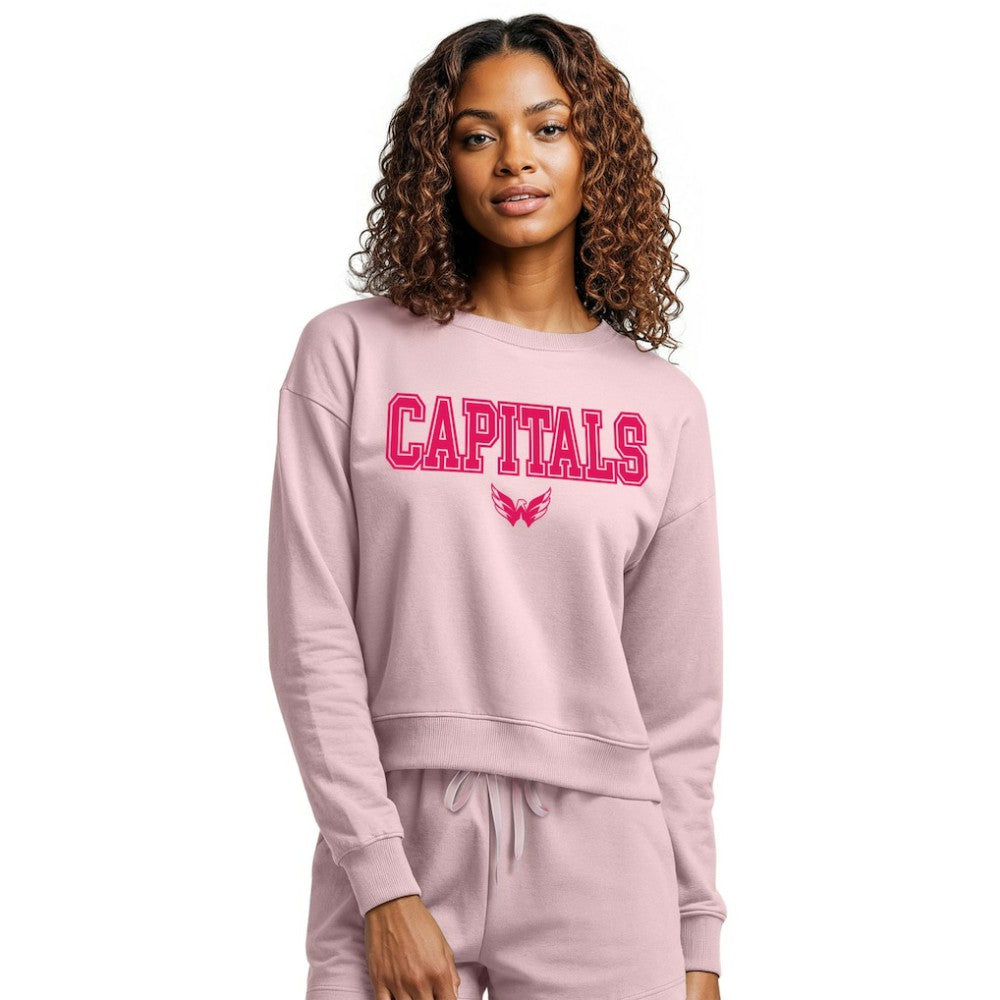 Washington Capitals Concepts Sport Women's Tonal Pullover Sweatshirt