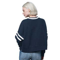 NFL Dallas Cowboys Starter Women's Rally Drop Shoulder Cropped Sweatshirt